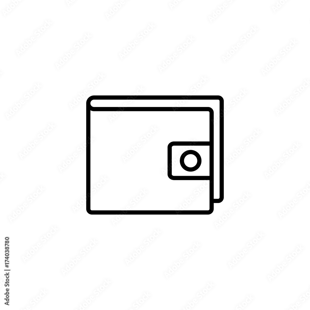 wallet money pay payment cash icon line black wallet money pay payment cash icon line black