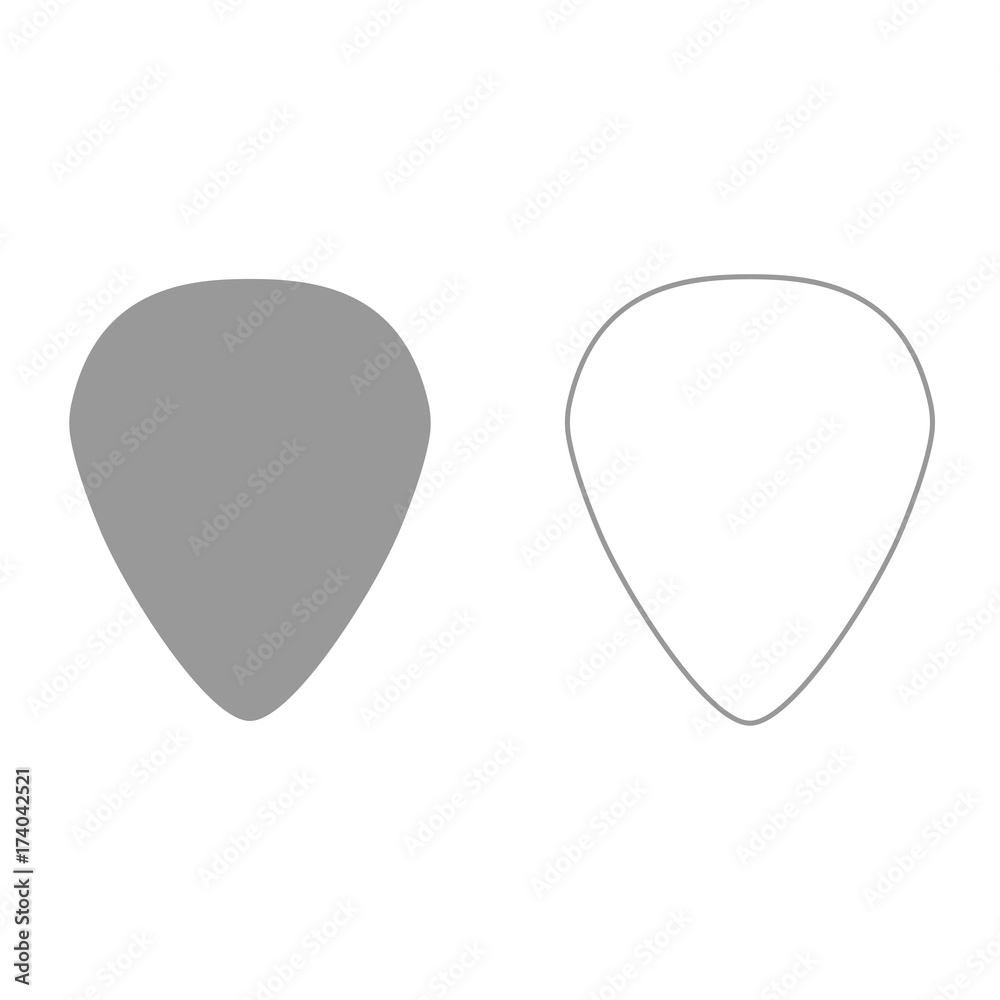 Mediator for guitar it is black icon . Mediator for guitar it is black icon .