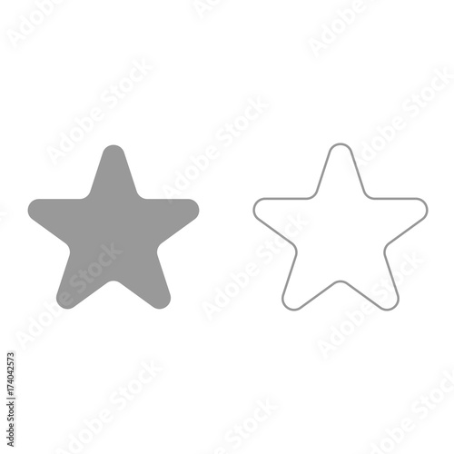 Star it is black icon .