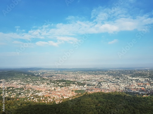 Blick auf die Stadt Stuttgart