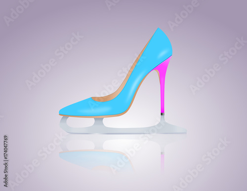 Women's shoes as skates