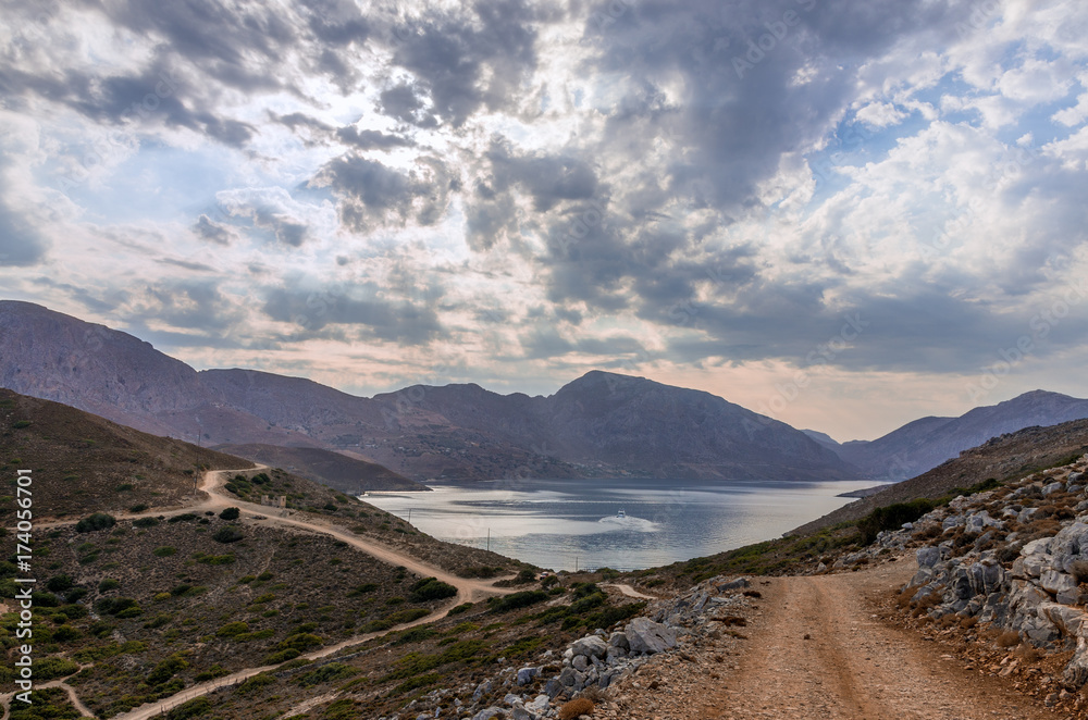 Obraz premium Amazing scenery in Kalymnos island, Dodecanese, Greece