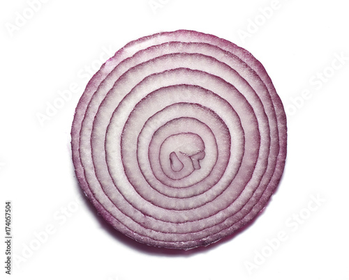 Onion isolated on white background