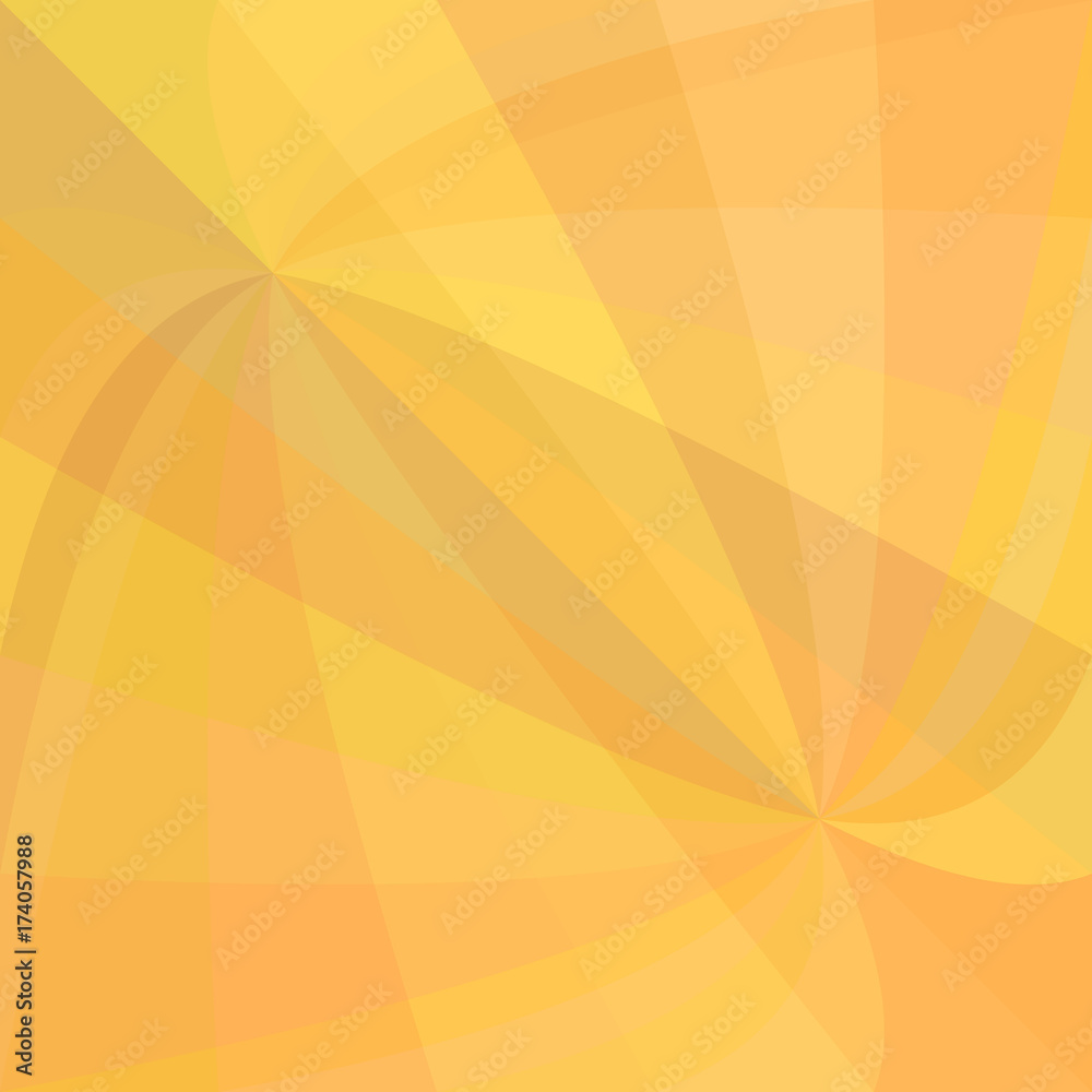 Orange double curved ray burst background - vector design from swirling rays Orange double curved ray burst background - vector design from swirling rays
