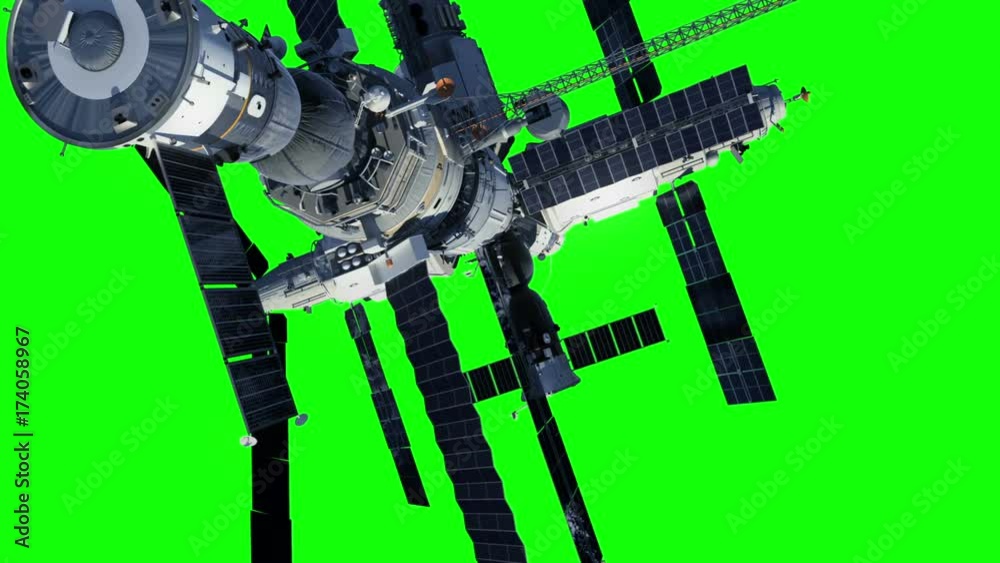 space-station-and-astronaut-on-green-screen-3d-animation-you-can-use
