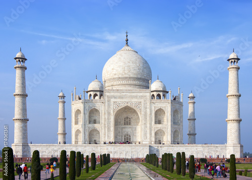 Taj Mahal in Agra, Uttar Pradesh, India