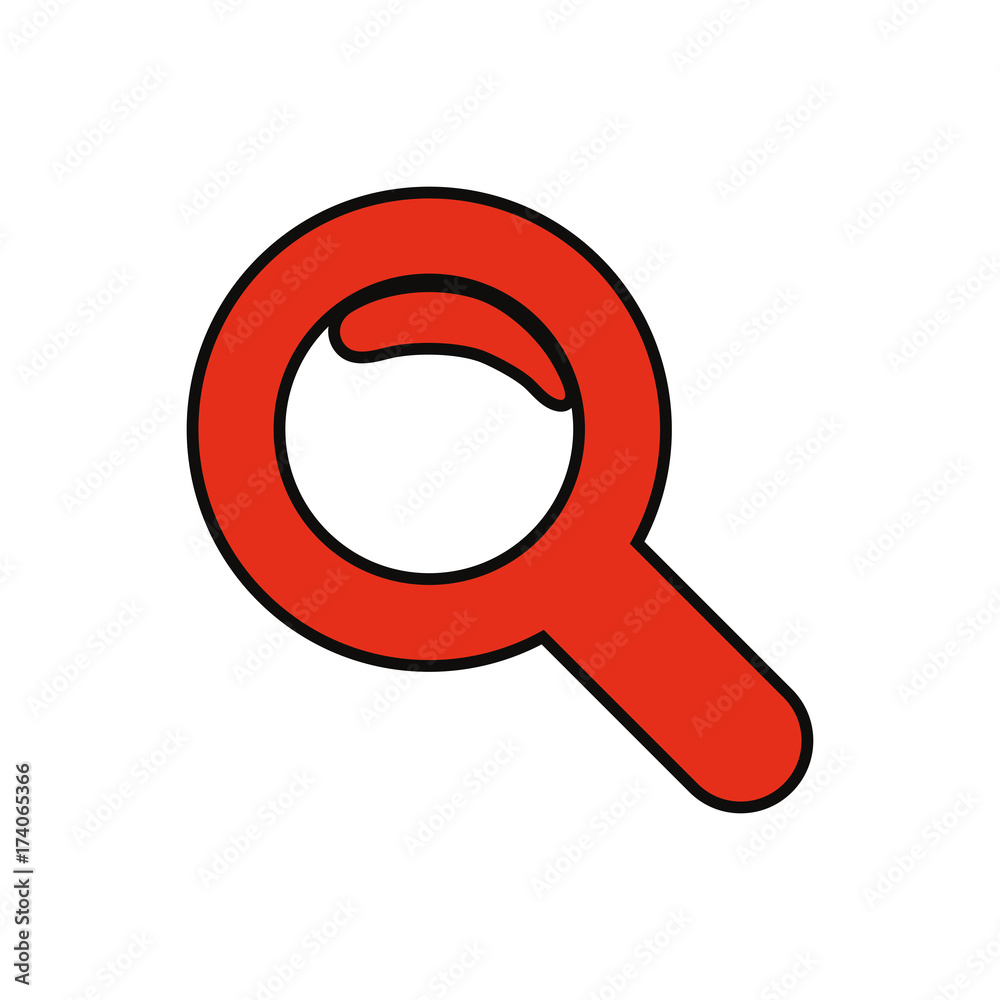 magnifying glass sign vector illustration magnifying glass sign vector illustration