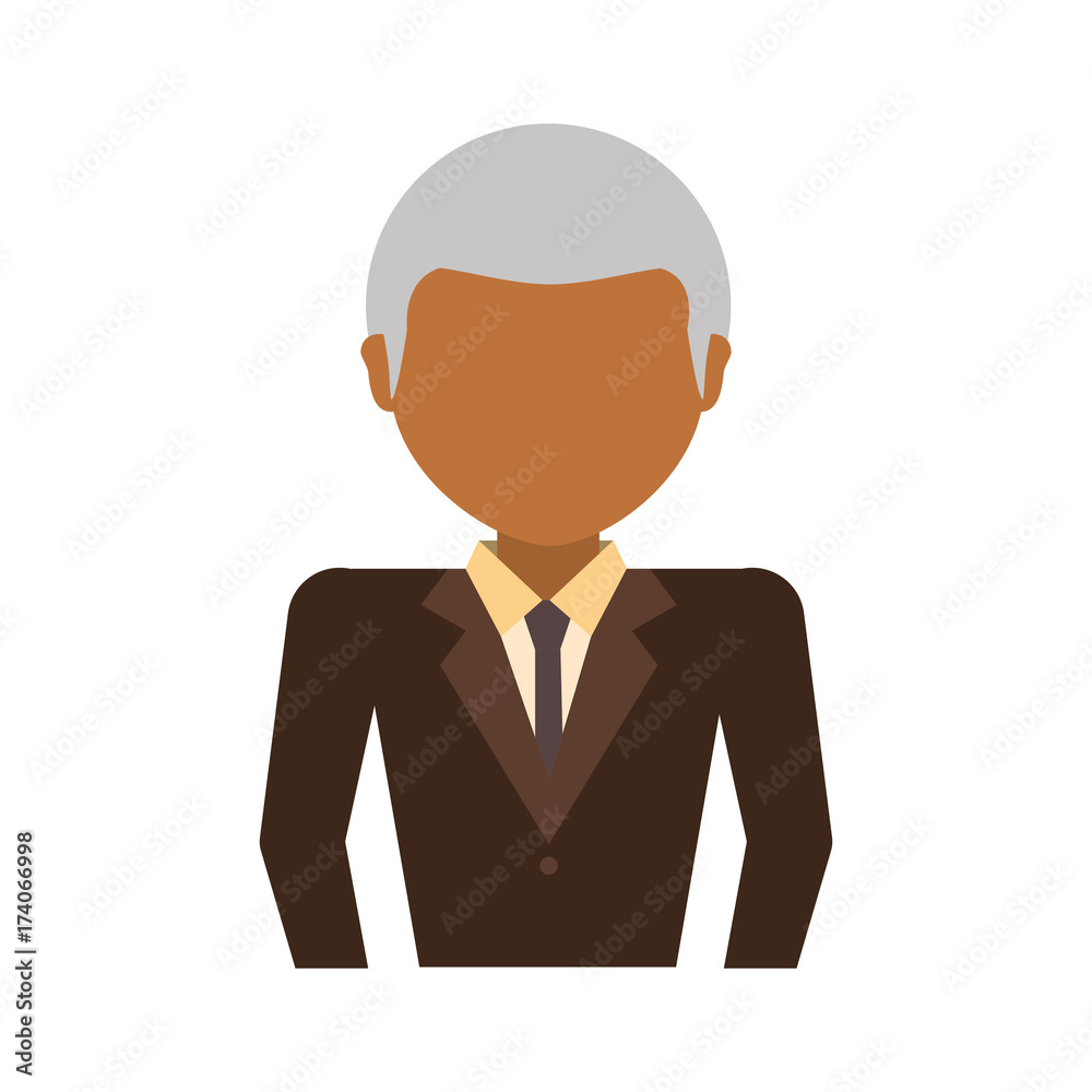 businessman  avatar vector illustration