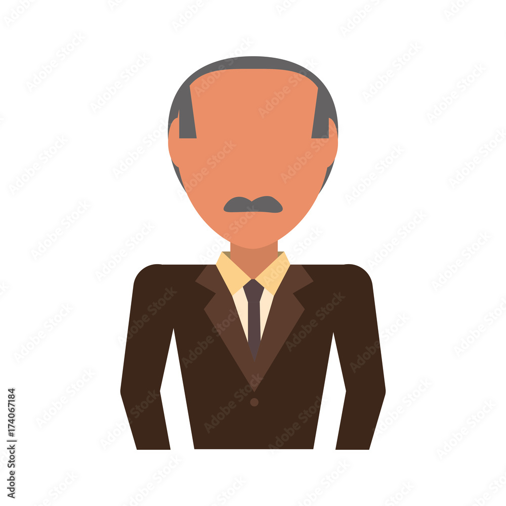 businessman  avatar vector illustration