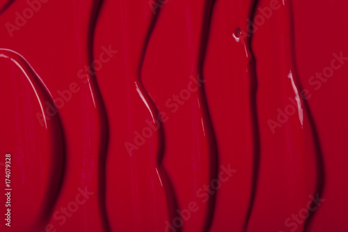 Beautiful makeup top view for advertising