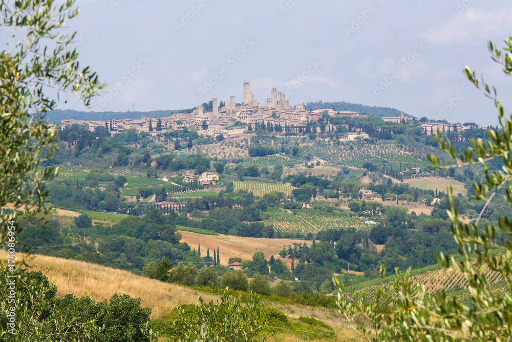 Obraz premium San Gimignano, Tuscany, Italy