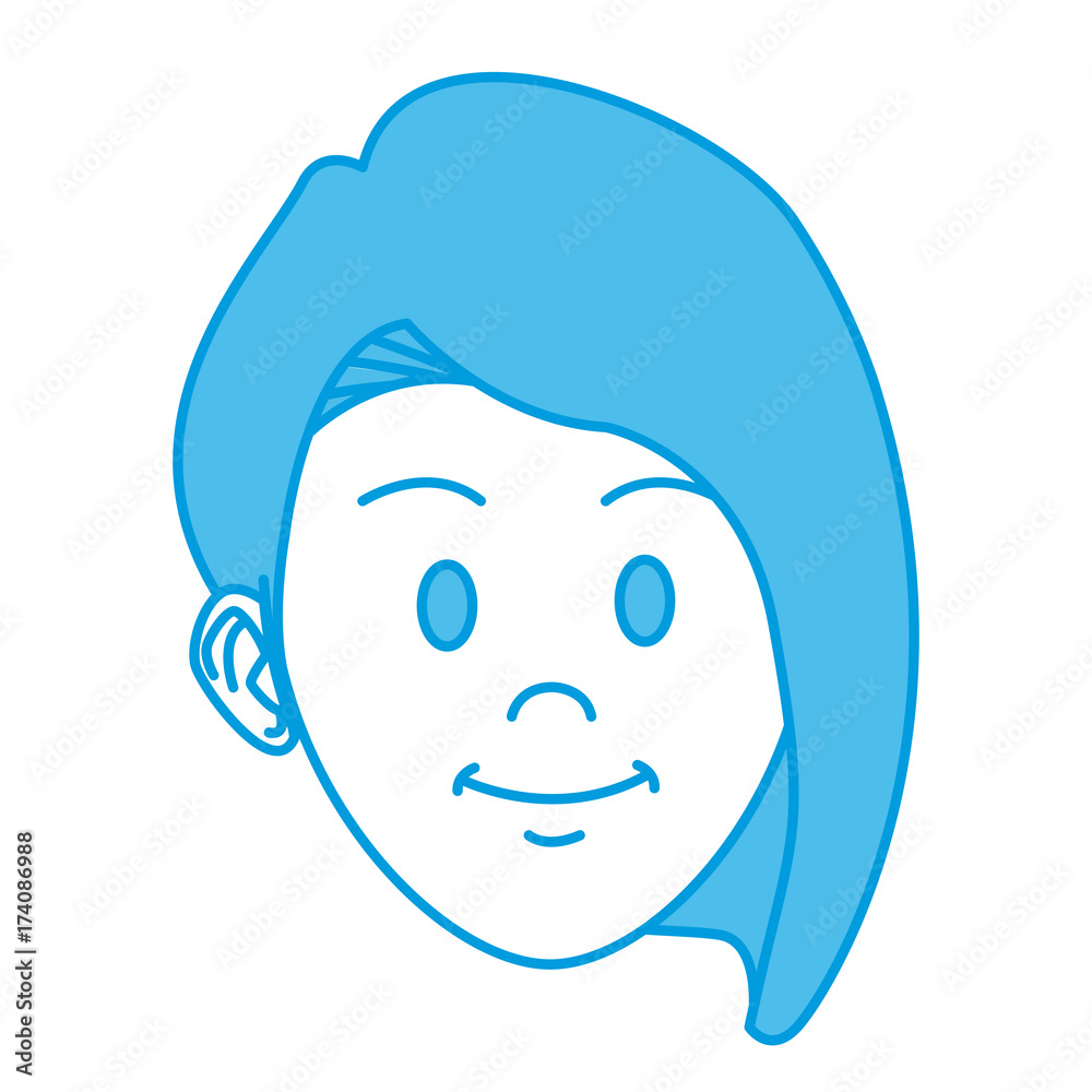 Young woman cartoon icon vector illustration graphic design Young woman cartoon icon vector illustration graphic design