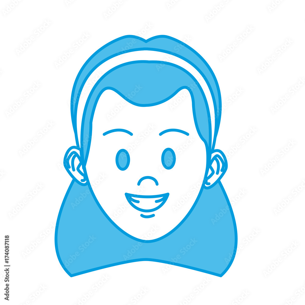 Young woman cartoon icon vector illustration graphic design Young woman cartoon icon vector illustration graphic design