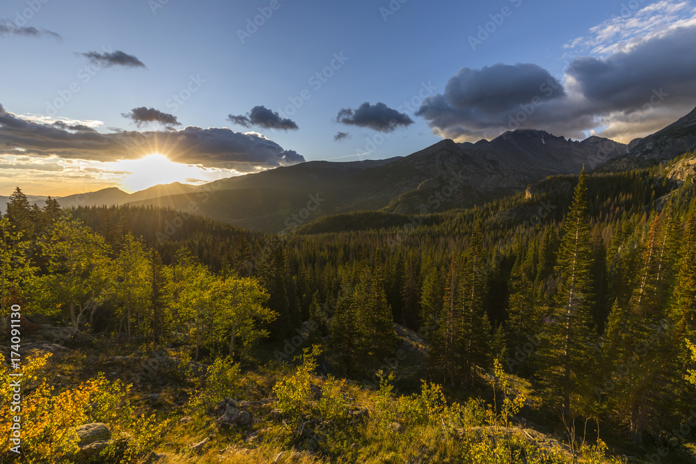 Sunrise Rocky Mountain National Park