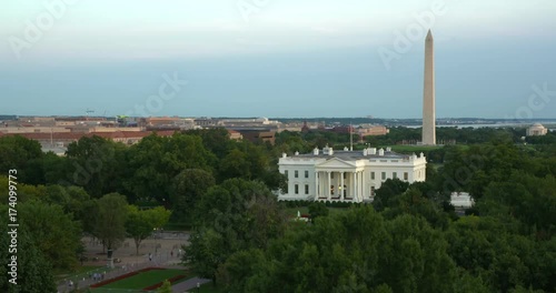 The White House, Washington DC Very Widepan left to right 60fps ProRes HQ