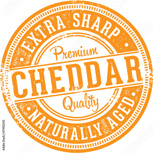 Vintage Sharp Cheddar Cheese Label