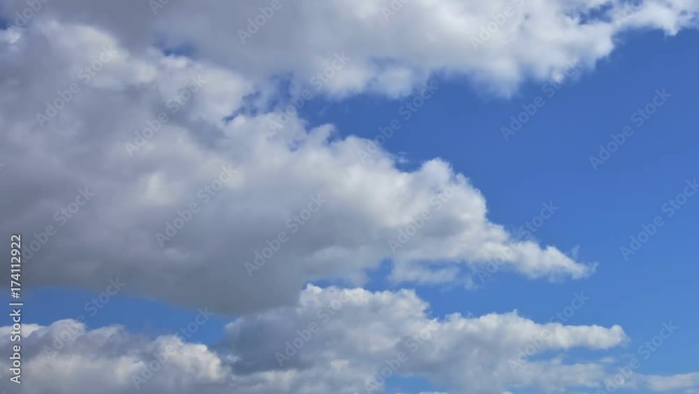 Timelapse of Clouds and Blue Sky. Beautiful moving clouds timelapse with dramatic perspective Timelapse of Clouds and Blue Sky. Beautiful moving clouds timelapse with dramatic perspective