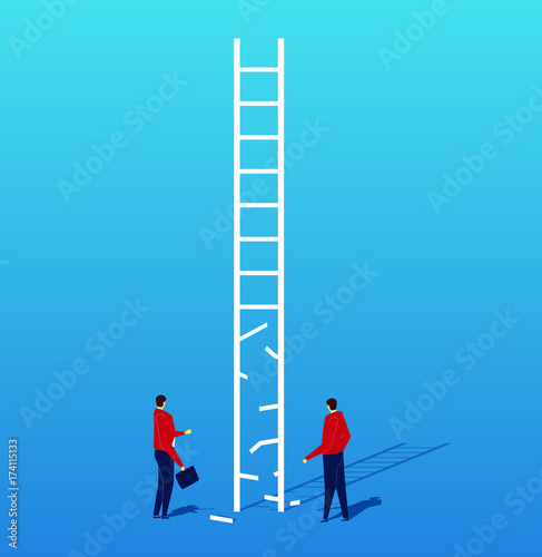Broken ladder