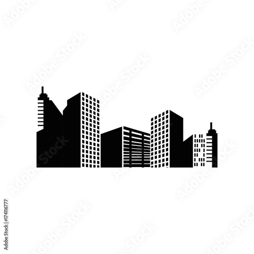 Urban cityscape view