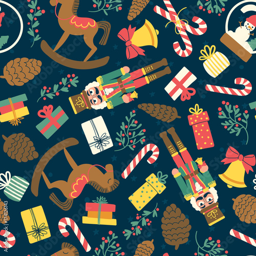 Christmas Toys Pattern