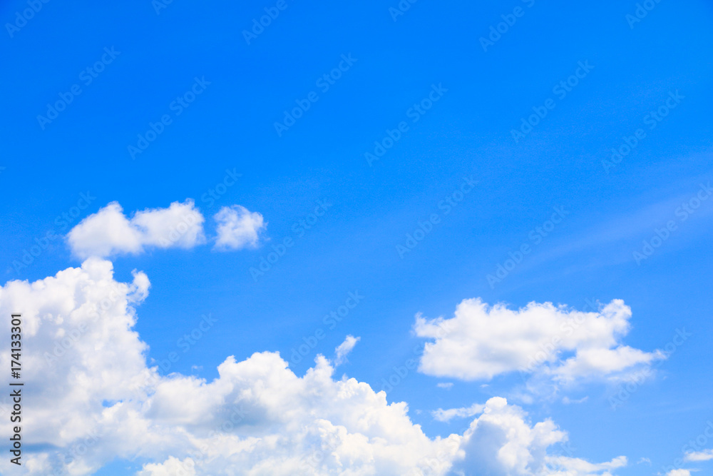 blue sky bright and big cloud beautiful summer. art of nature with copy space for add text blue sky bright and big cloud beautiful summer. art of nature with copy space for add text