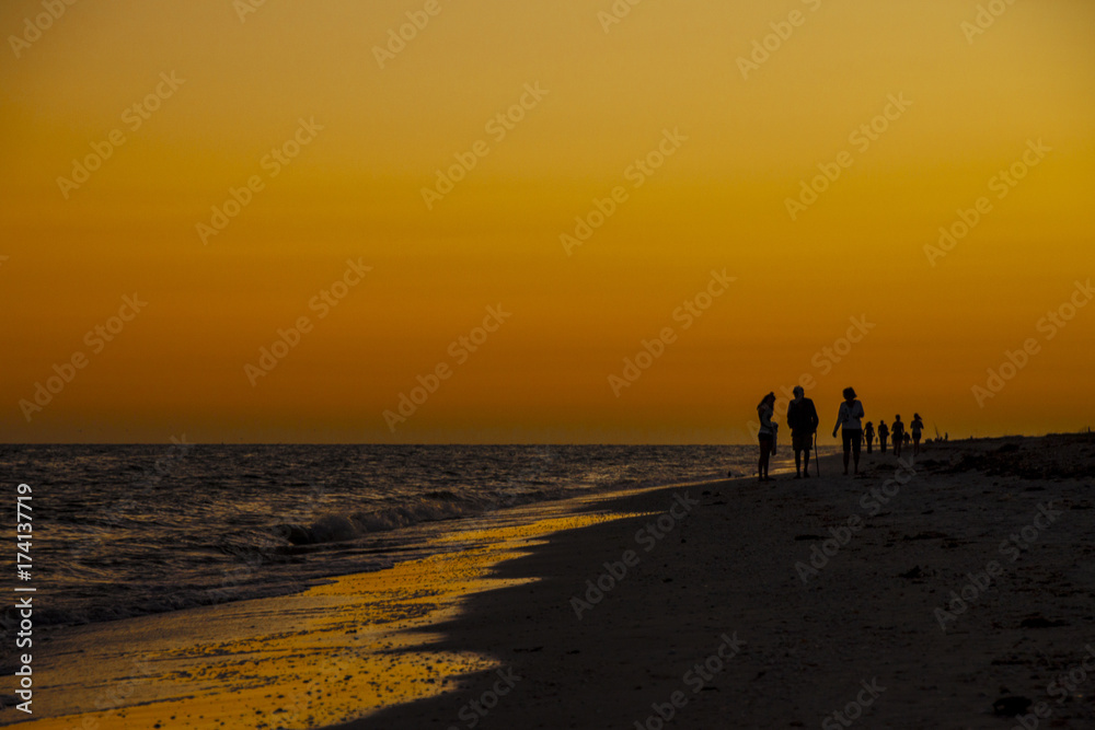 Sunset Beach Walk - Sanibel Island