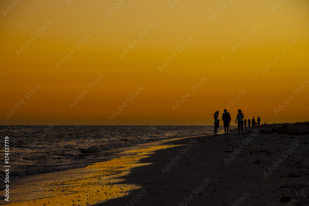 Sunset Beach Walk - Sanibel Island Sunset Beach Walk - Sanibel Island