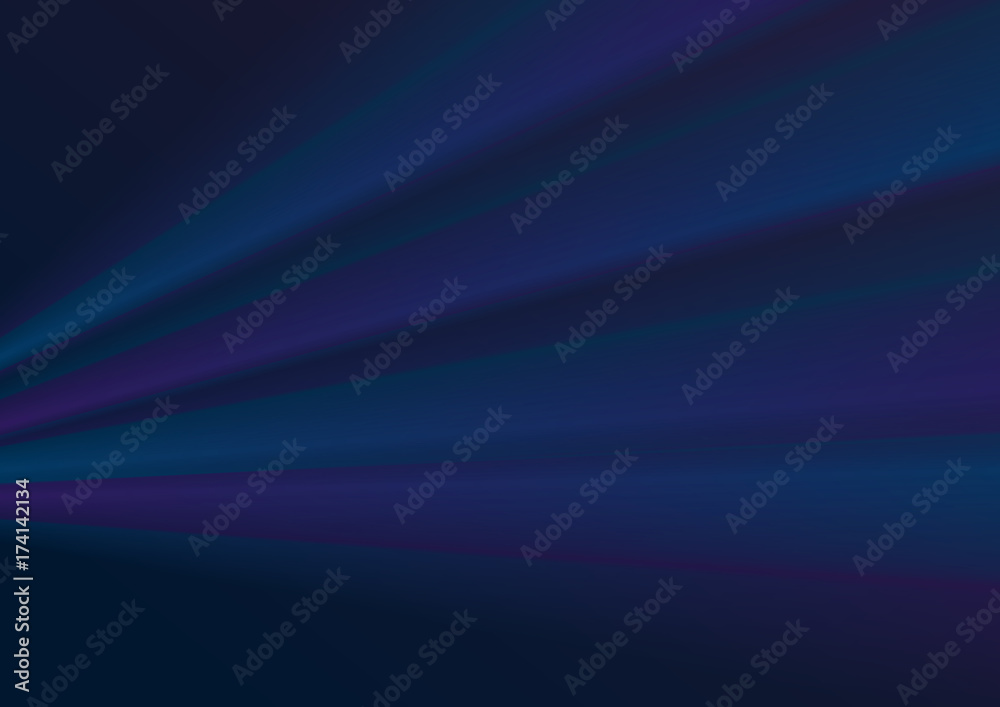 Dark blue and purple smooth stripes vector background
