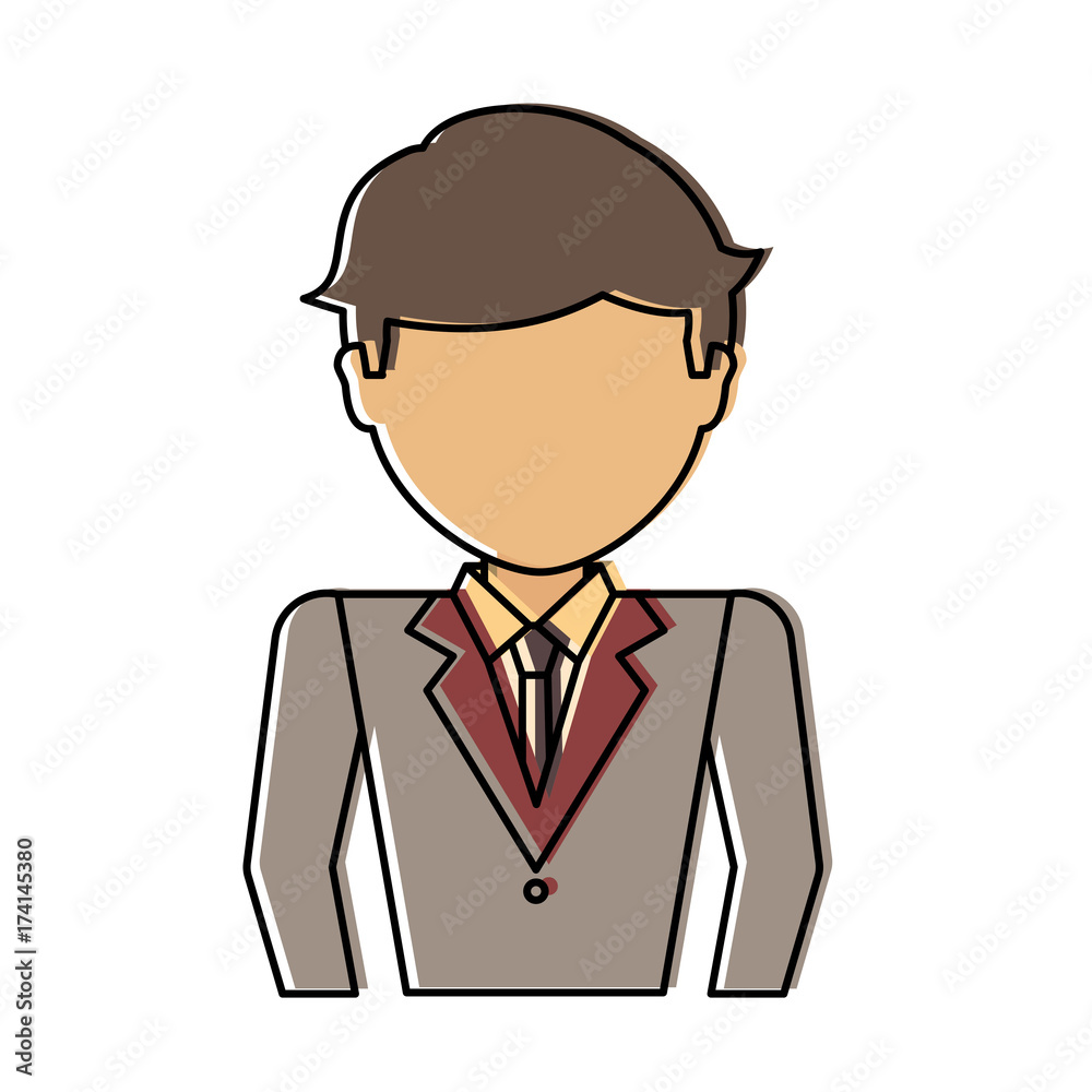 man professional vector illustration