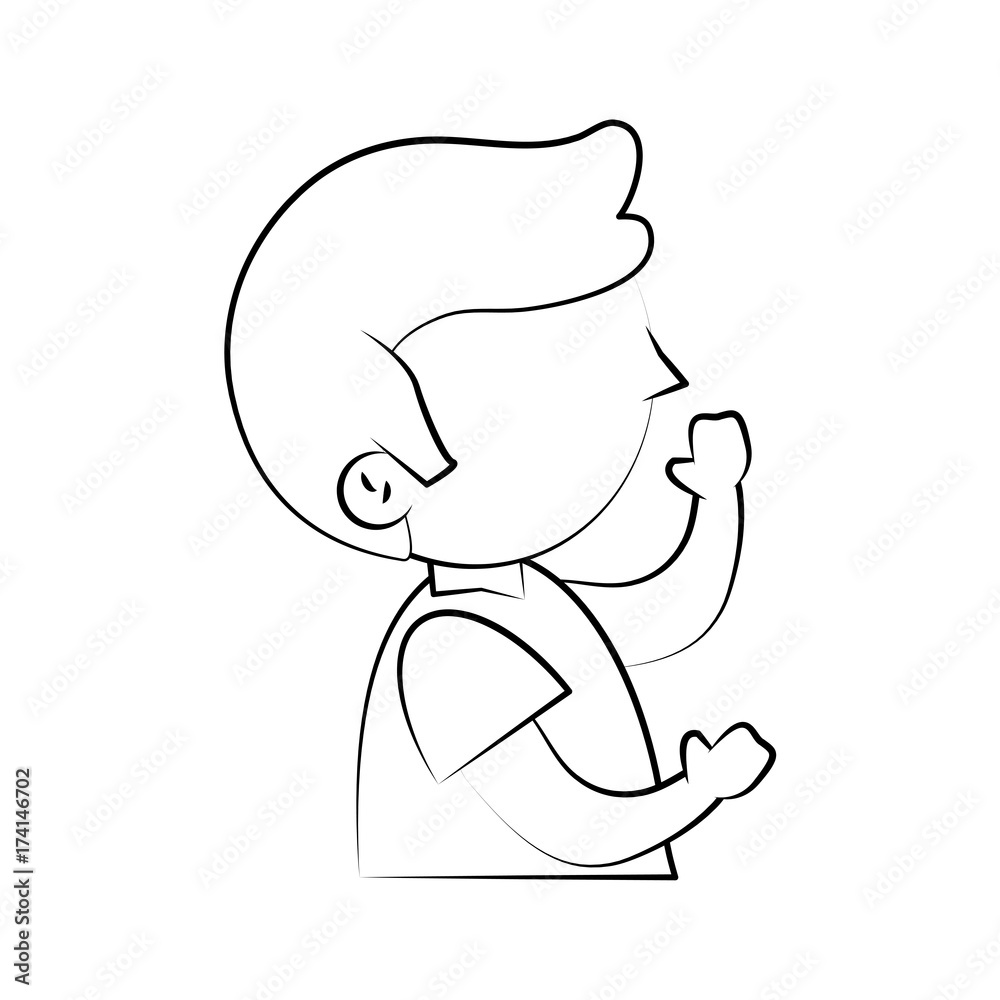 Little boy cartoon icon vector illustration graphic design Little boy cartoon icon vector illustration graphic design