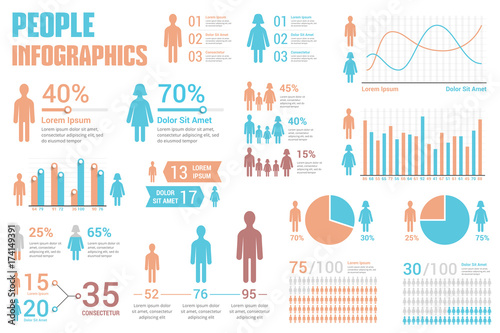 People Infographics photo