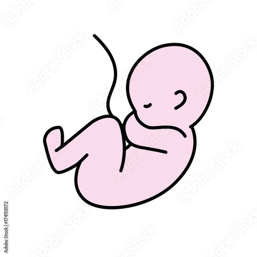 nice baby with umbilical cord