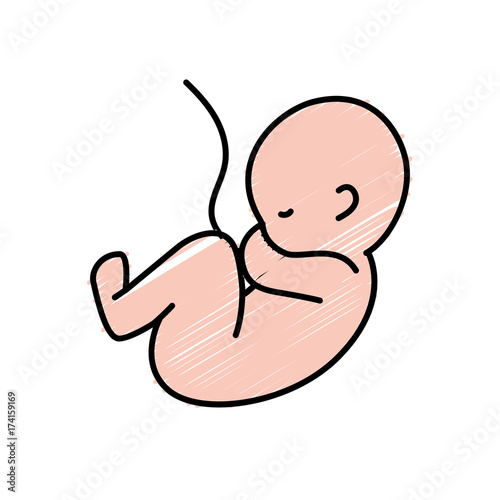 nice baby with umbilical cord