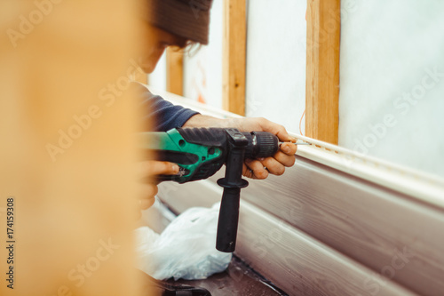 installation of siding