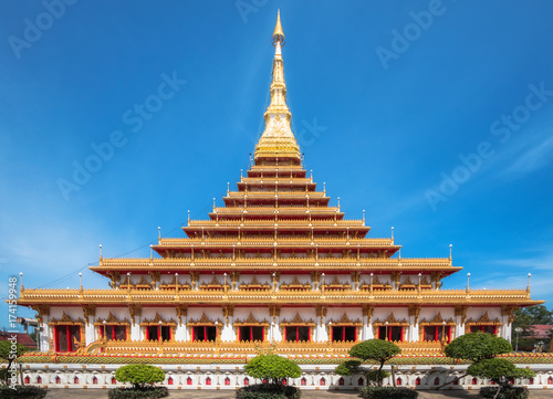 Phra Mahathat Kaen Nakhon,Wat Nongwang, Royal monastery,9th floor pagoda
