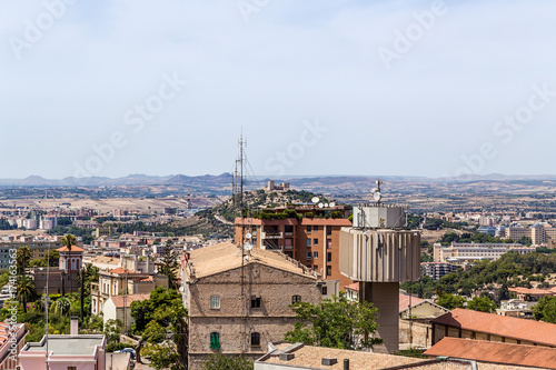 Cagliari, Sardinia, Italy. View from the tower of San Pancrazio