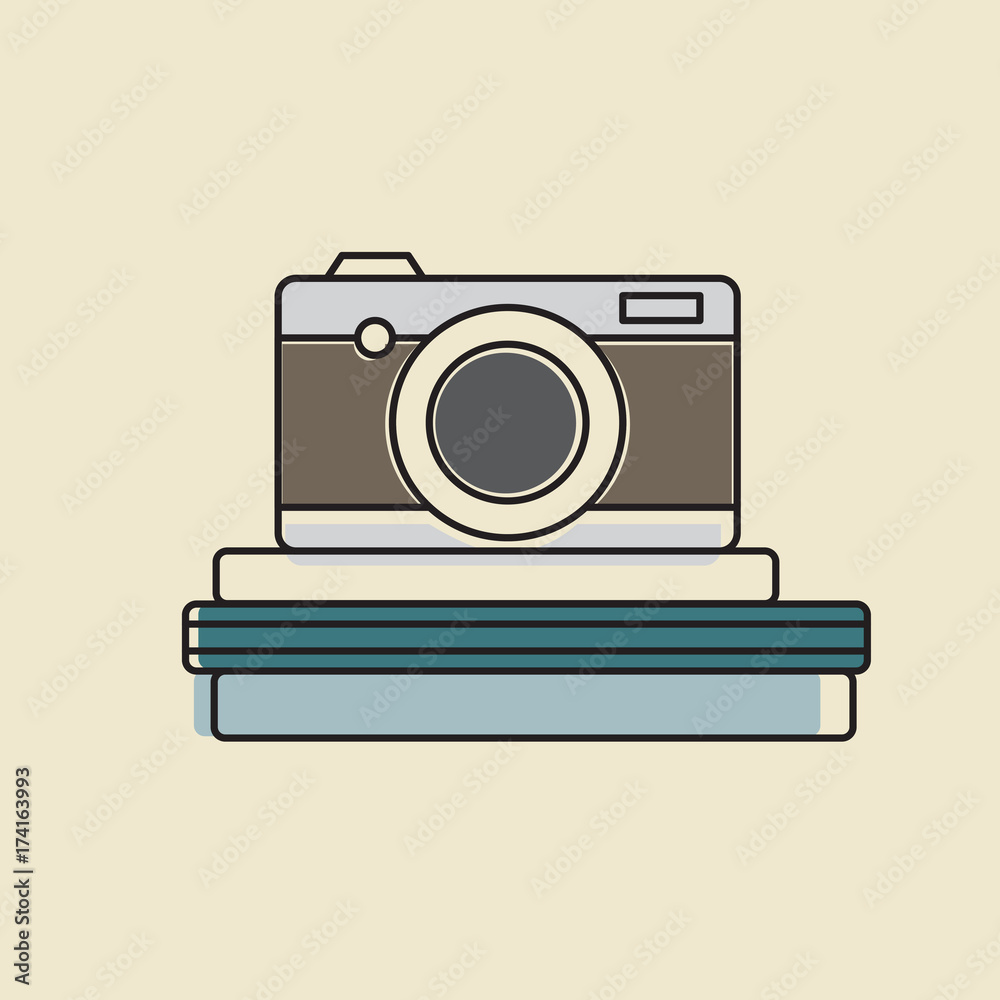 Fototapeta premium Vector of camera icon