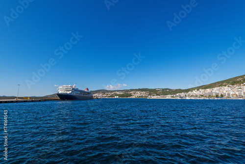 Summer vacation concept Cruise ship © ba11istic