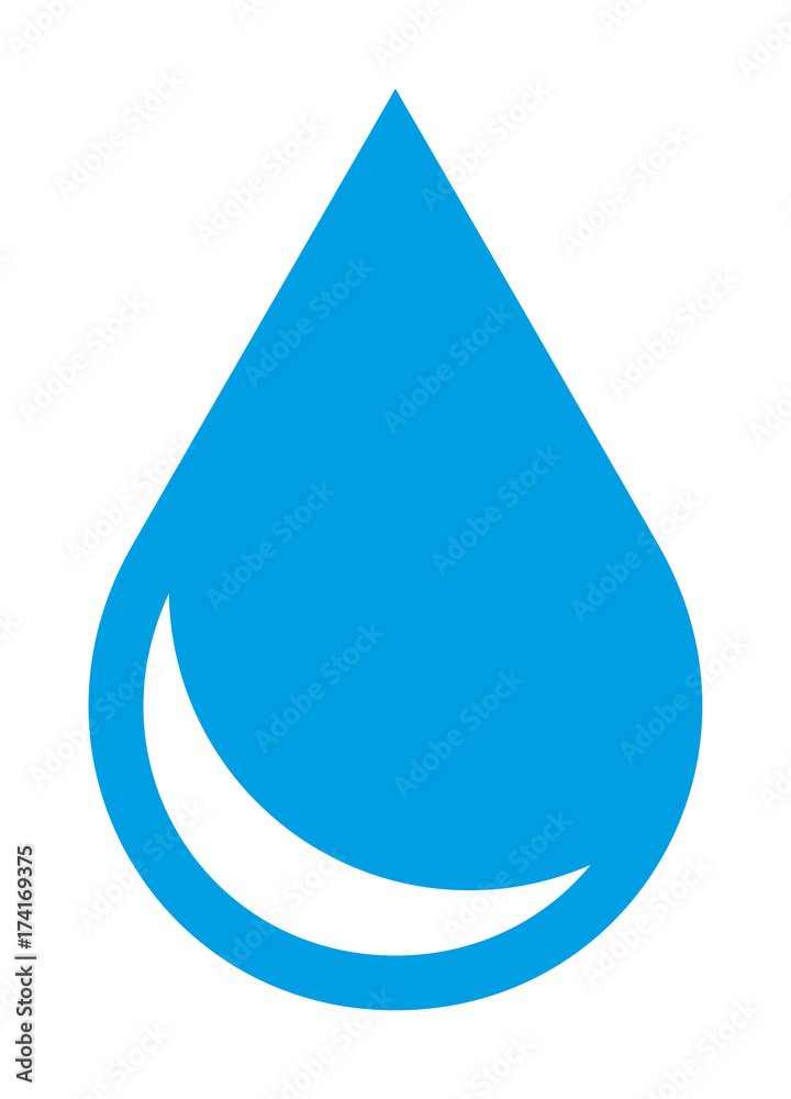 Water Drop vector icon Water Drop vector icon