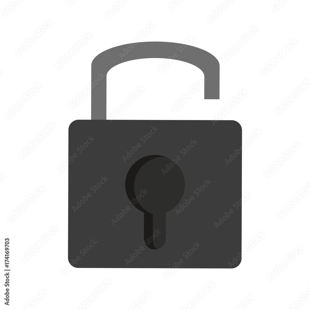 open safety lock icon image vector illustration design open safety lock icon image vector illustration design