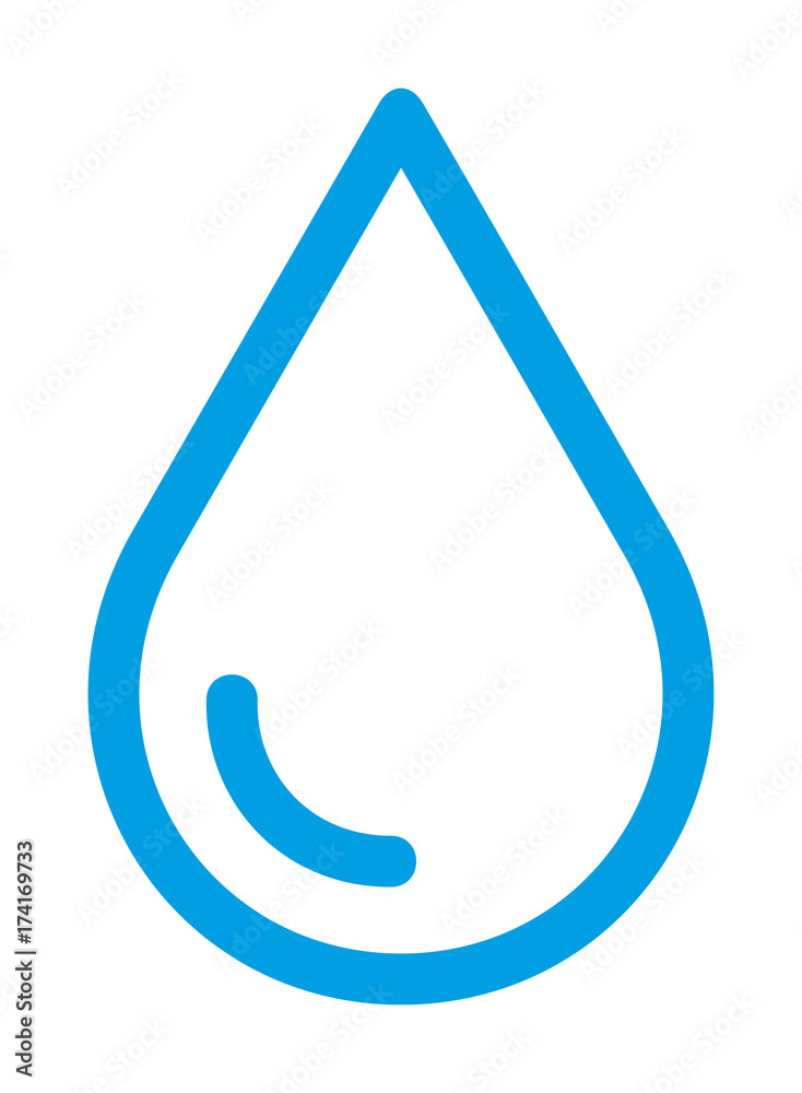 Water Drop vector icon Water Drop vector icon