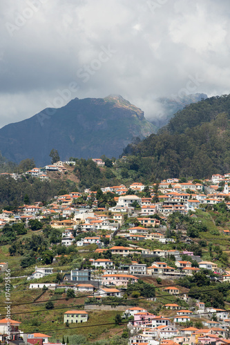 Panoramic view of Funchal on Madeira Island. Portugal