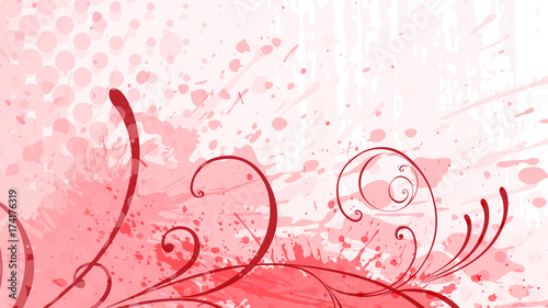 floral background, vector