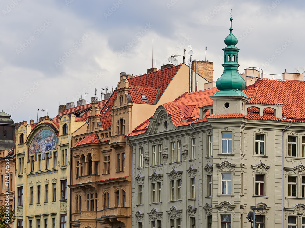 Buildings and Streets of Prague, Czech Republic
