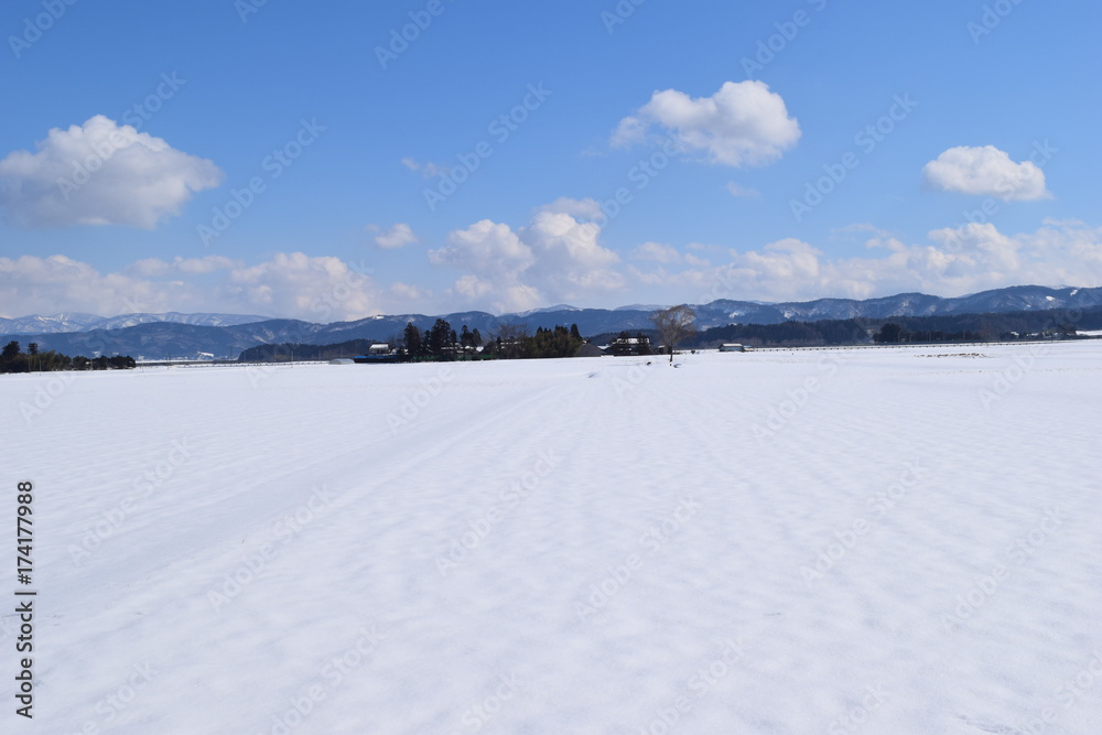 北国の雪景色 北国の雪景色