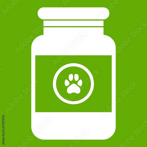 Treatment solution for animals icon green