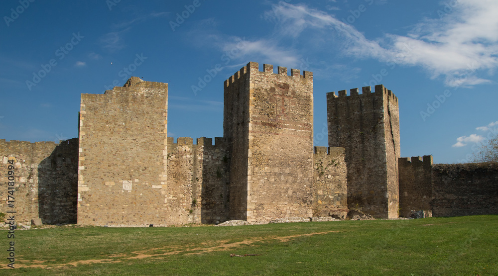 Walls and towers of Ancient Smederevo fort
