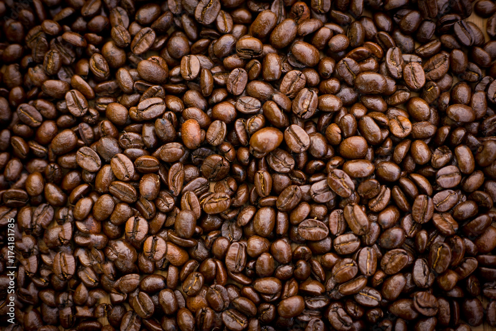 roasted coffee beans, can be use for a background