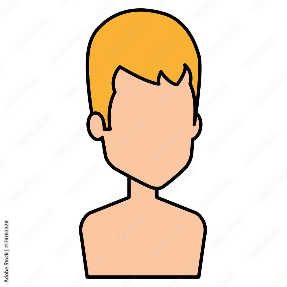 young man shirtless avatar character young man shirtless avatar character