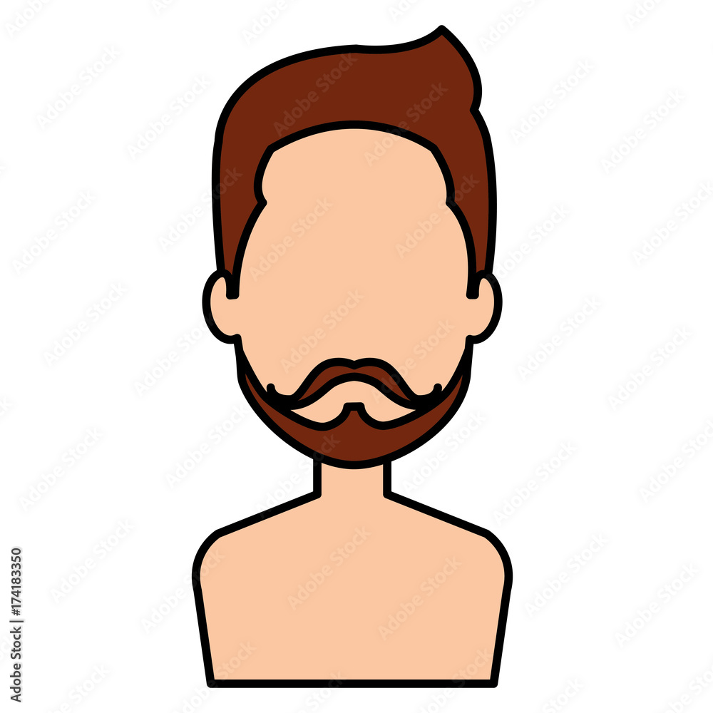 young man shirtless avatar character young man shirtless avatar character